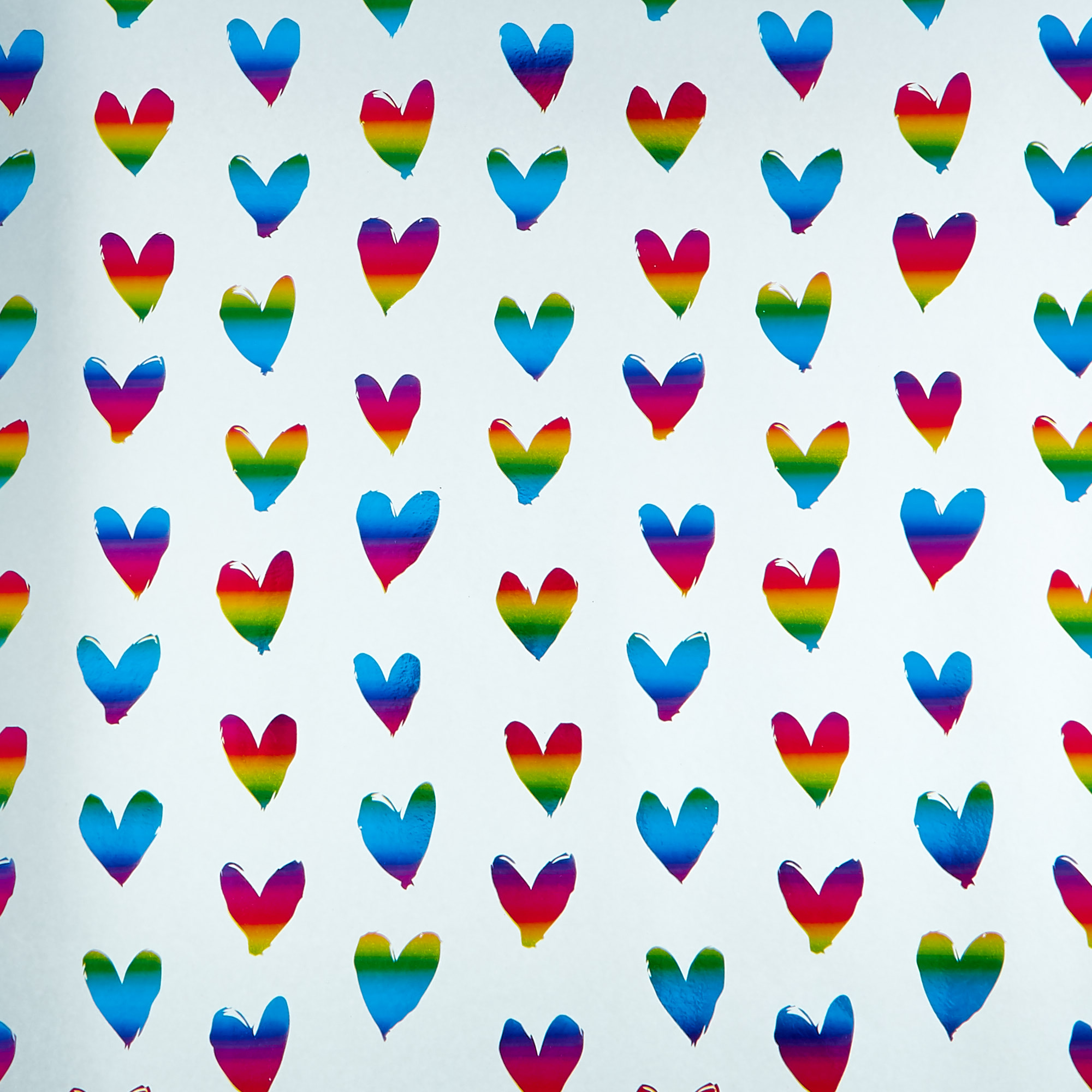 Rainbow Themed Wrapping Paper - 4 Rolls 